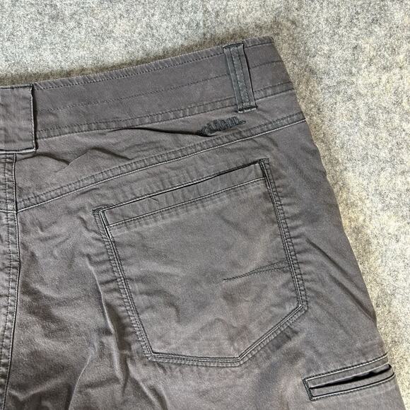 Kuhl Slax Pants Mens 38X32 Klassik Fit Pockets Stretch Straight Fit Gray Flaw - Picture 13 of 14